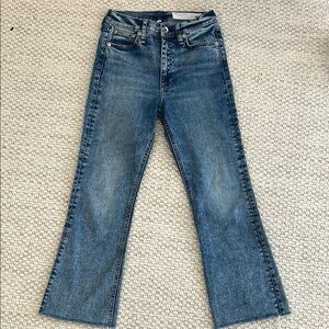 Rag & Bone Nina high rise ankle flare